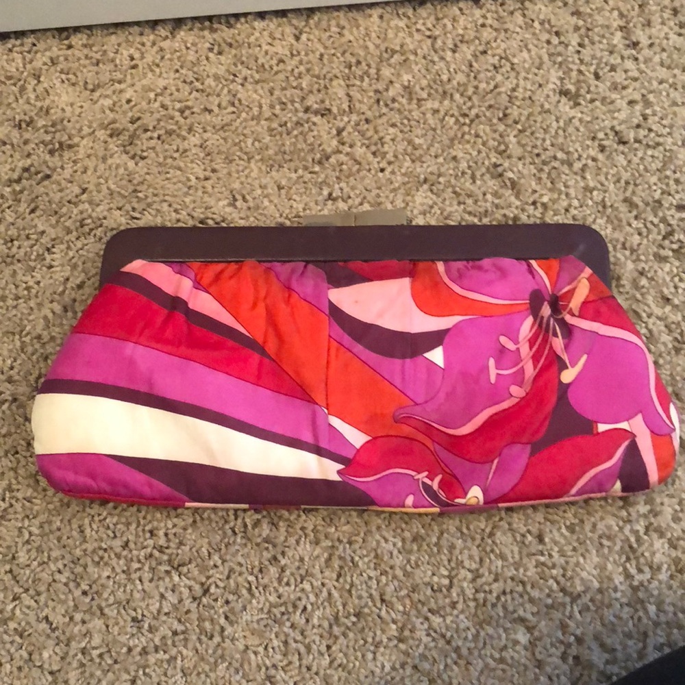 Banana Republic Flower clutch